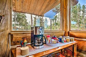 < 1 Mi to Lake Granby: Log Cabin w/ Fire Pit