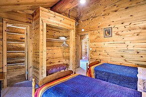 < 1 Mi to Lake Granby: Log Cabin w/ Fire Pit