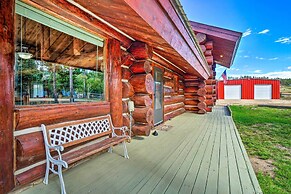 < 1 Mi to Lake Granby: Log Cabin w/ Fire Pit