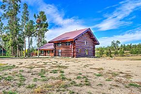< 1 Mi to Lake Granby: Log Cabin w/ Fire Pit