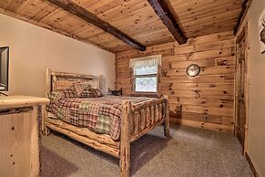Deck w/ Private Hot Tub: James Creek Cabin