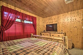 Deck w/ Private Hot Tub: Lakefront Raystown Cabin!