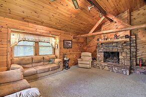 Deck w/ Private Hot Tub: Lakefront Raystown Cabin!