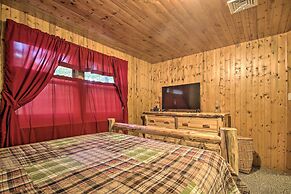 Deck w/ Private Hot Tub: James Creek Cabin