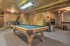 Deck w/ Private Hot Tub: James Creek Cabin
