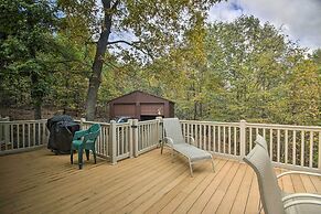Deck w/ Private Hot Tub: Lakefront Raystown Cabin!