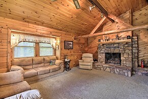 Deck w/ Private Hot Tub: James Creek Cabin
