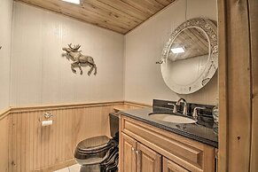 Deck w/ Private Hot Tub: Lakefront Raystown Cabin!