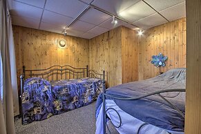 Deck w/ Private Hot Tub: Lakefront Raystown Cabin!