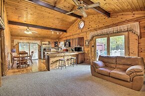 Deck w/ Private Hot Tub: Lakefront Raystown Cabin!