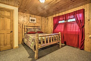 Deck w/ Private Hot Tub: James Creek Cabin