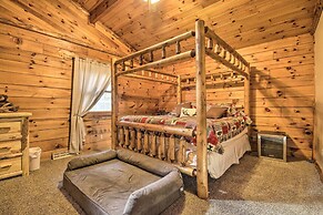 Deck w/ Private Hot Tub: James Creek Cabin