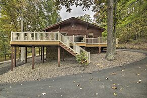 Deck w/ Private Hot Tub: Lakefront Raystown Cabin!