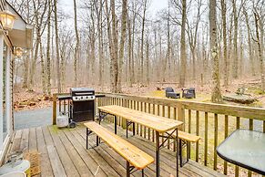 Large Deck & Fire Pit: Secluded Pocono Lake Home