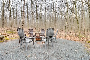 Large Deck & Fire Pit: Secluded Pocono Lake Home
