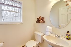 Large Deck & Fire Pit: Secluded Pocono Lake Home