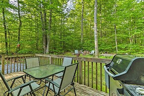 Large Deck & Fire Pit: Secluded Pocono Lake Home