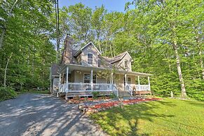 Large Deck & Fire Pit: Secluded Pocono Lake Home