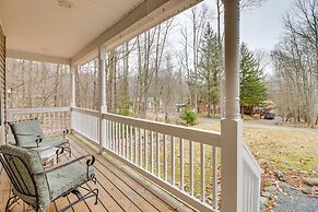Large Deck & Fire Pit: Secluded Pocono Lake Home