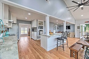 Spacious Lakefront Retreat w/ Hot Tub + Dock!