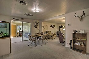 Walkable Ten Sleep House w/ Patio & Sunroom!