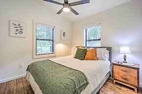 Deck & Boat Dock: Lakefront Cabin in Eucha!