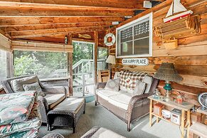 Rustic Waterfront Cottage w/ Fire Pit & Kayaks