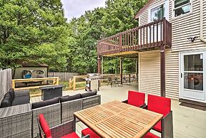 Chic Long Pond Family Home w/ Fire Pits & Deck!