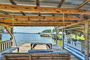 Beautiful Lakefront Retreat w/ Dock & Grill!