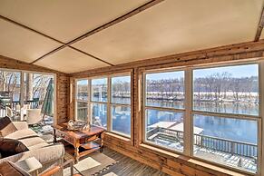 'fish House' w/ Deck, Fire Pit & River Views