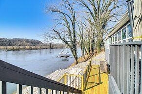 'fish House' w/ Deck, Fire Pit & River Views