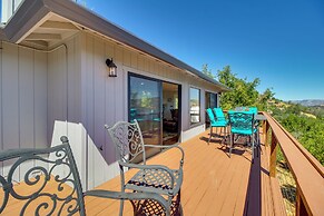 Idyllic Kelseyville Home w/ 2 Decks + Views!