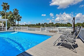 Home on San Jacinto River w/ Pool, Dock & Deck!