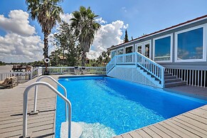 Home on San Jacinto River w/ Pool, Dock & Deck!