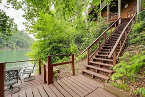 Lakefront Butler Retreat w/ Hot Tub & Dock!
