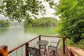 Lakefront Butler Retreat w/ Hot Tub & Dock!