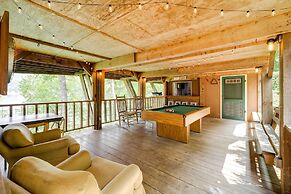Lakefront Butler Retreat w/ Hot Tub & Dock!