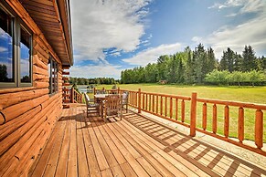 Rapid River Log Cabin w/ Loft on 160 Scenic Acres