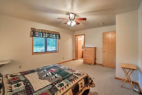 Rapid River Log Cabin w/ Loft on 160 Scenic Acres