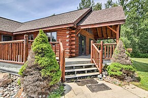 Rapid River Log Cabin w/ Loft on 160 Scenic Acres