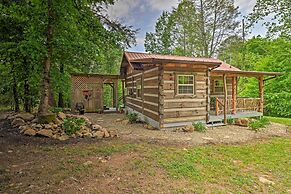 Covered Deck & Fire Pit: Smoky Mountain Cabin