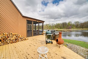 Spacious Plymouth Hideaway on Acreage w/ Lake!