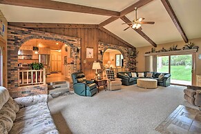 Spacious Lakefront Home w/ Patio & Boat Dock!