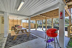Waterfront Bay St Louis Oasis w/ Deck & Dock!