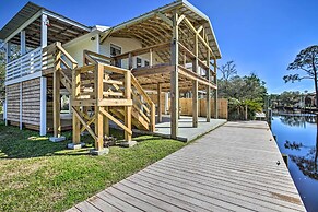 Waterfront Bay St Louis Oasis w/ Deck & Dock!