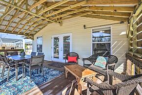 Waterfront Bay St Louis Oasis w/ Deck & Dock!