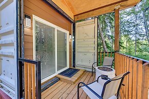 Unique Container Studio w/ Deck & Fire Pit!