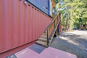Unique Container Studio w/ Deck & Fire Pit!