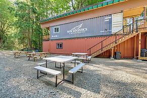 Unique Container Studio w/ Deck & Fire Pit!