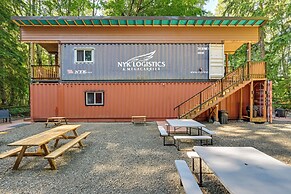 Unique Container Studio w/ Deck & Fire Pit!